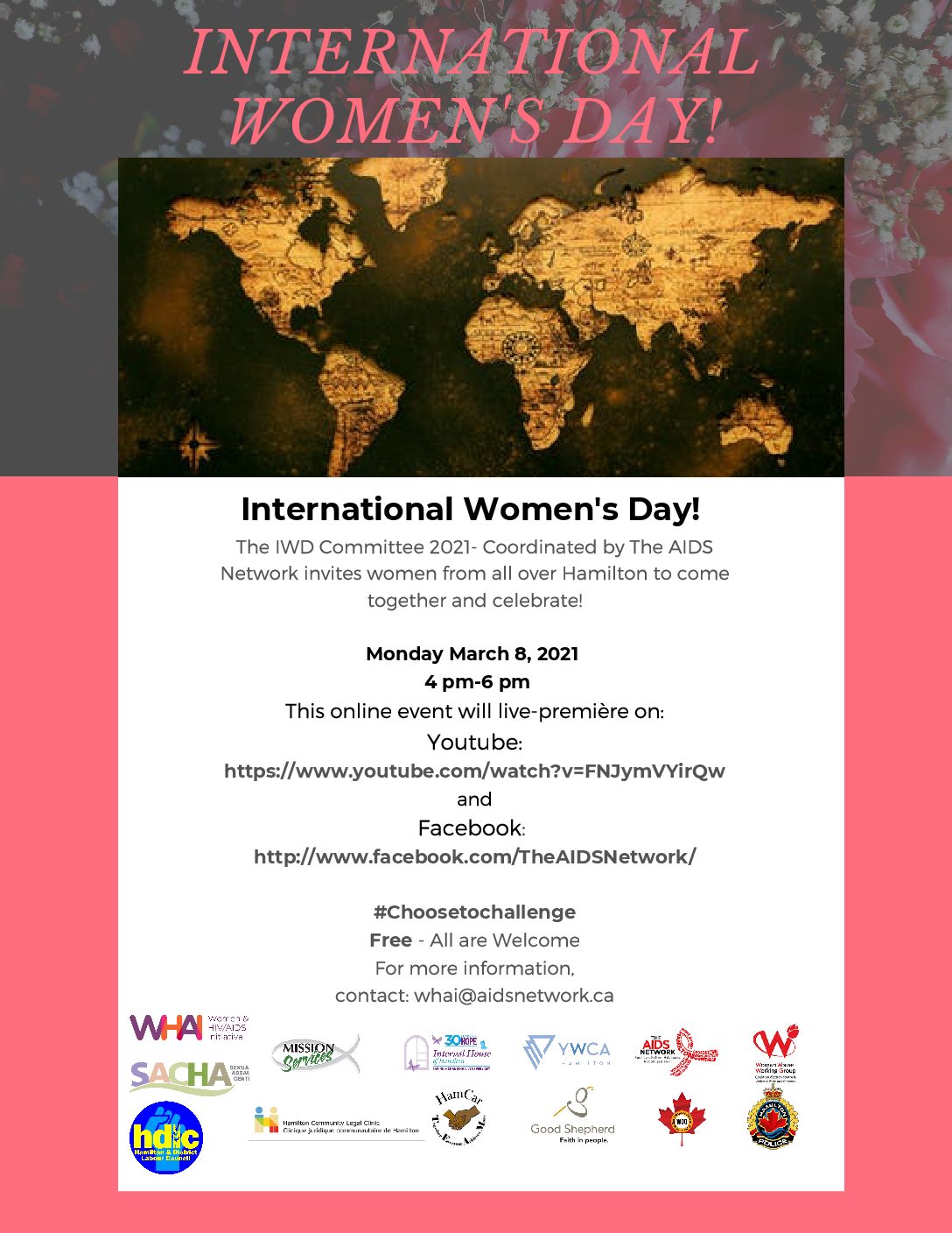 The IWD Committee 2021- Coordinated by The AIDS Network invites women ...