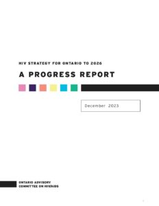 HIV STRATEGY FOR ONTARIO TO 2026